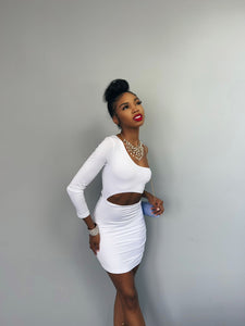 Imani | White Cut Out Dress
