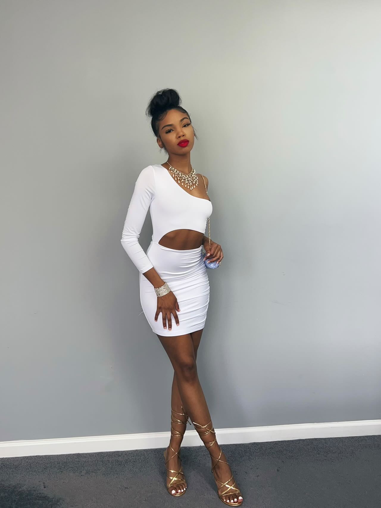 Imani | White Cut Out Dress
