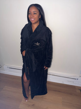 Luxe Signature Black Robe