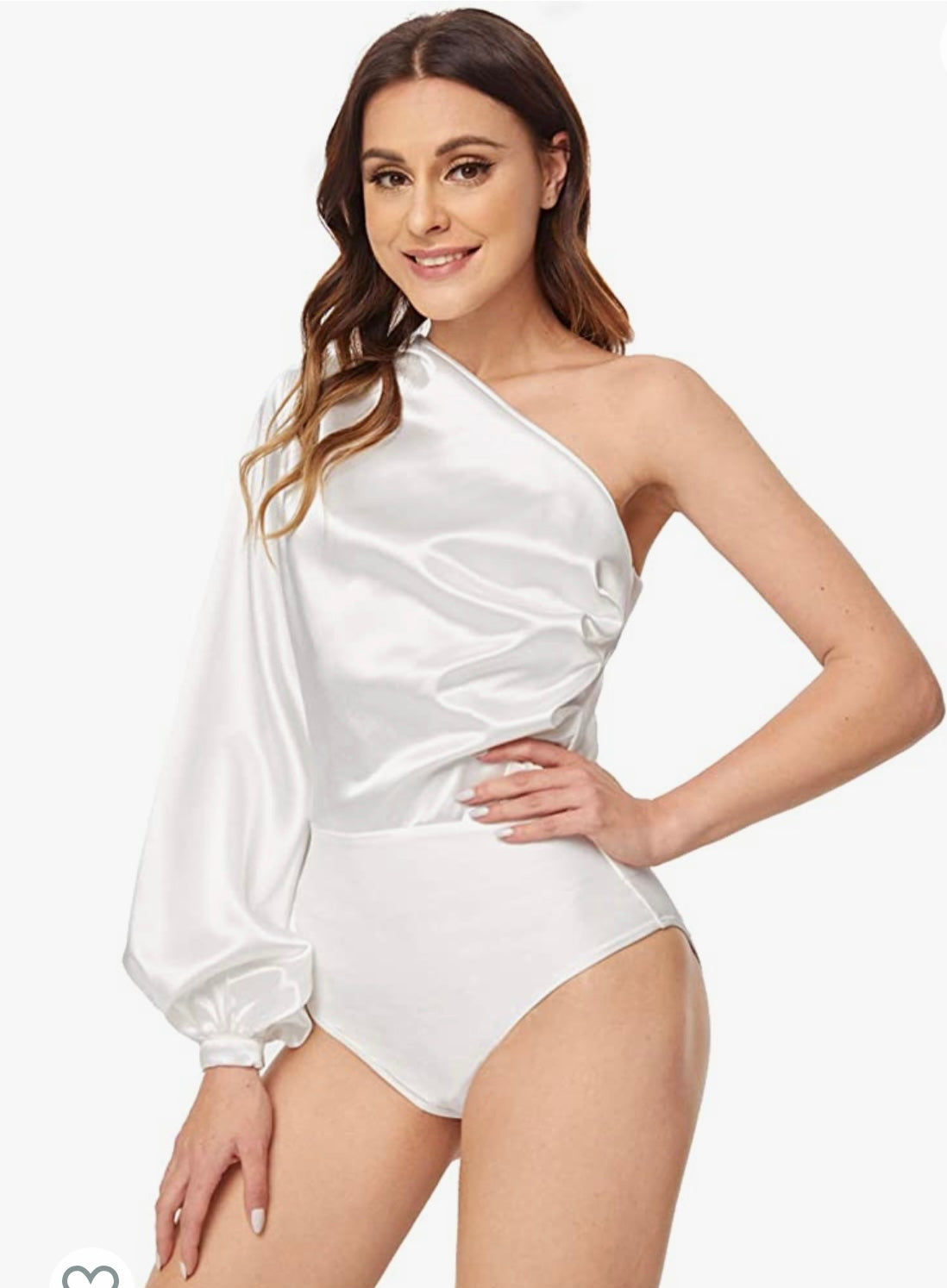 Tyjee | A touch of class off white bodysuit