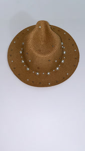 Staw and Pearl Hat